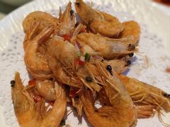 椒盐基围虾-金典银峰老鹅馆·昆山菜(亭林公园店)