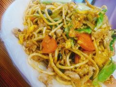 炒粉面-十里铺铁板鱿鱼