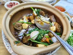 沙姜焗手打牛肉丸-潮粥荟·潮汕砂锅粥(槐房万达店)