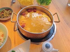 花胶鸡汤锅底-山海蟹庐·海鲜糟粕醋火锅(慈溪店)