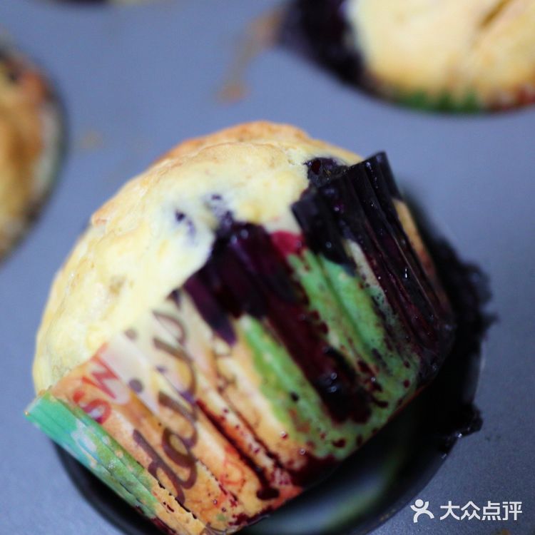 爆浆蓝莓马芬