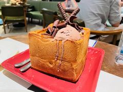 蜂蜜冰淇淋厚多士-港丽餐厅(龙之梦长宁店)