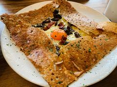 鸡蛋蘑菇熏肉荞麦可丽饼-RAC BAR(安福路店)