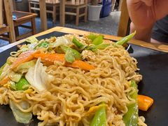 炒方便面-特色油边心管烤串