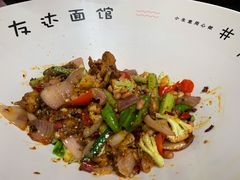 小脸大碗牛蛙干拌面-友达面馆(海珠店)
