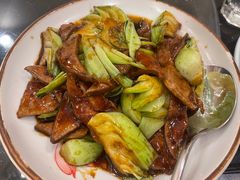 菜梗炒猪肝-菲乐餐厅(三十年经营·湖滨路店)