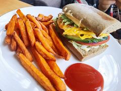素食三明治炸红薯条-1901 Cafe(西四店)
