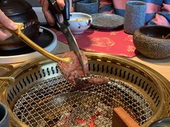 浇汁肋排肉-极简·炭火烤肉主题餐厅·龙虾烧烤·烤羊排(宝龙店)
