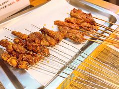 秦川黄牛招牌烤肉筋-叁宝烧烤 西安烧烤 领跑品牌(学府路店)
