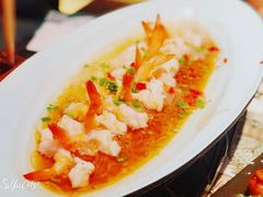 金银线蒜蓉虾-绿茶餐厅(松江万达店)