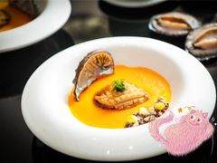 蟹粉虾汤蛋羹黑鱼籽蒸鲜鲍-蟹榭(静安寺晶品商场店)