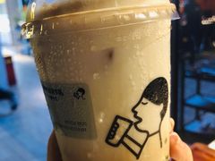 烤黑糖波波牛乳-喜茶(上海五角场万达店)