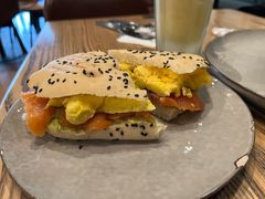 三文鱼牛油果炒蛋三明治-Wagas沃歌斯(枫蓝国际店)