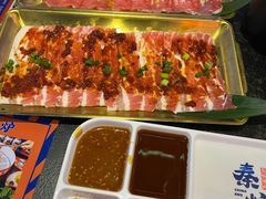 秦炉泡椒雪花肥牛-秦炉烤肉(财富中心店)