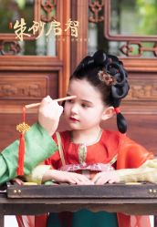 -后宫·古装汉服京剧儿童亲子全家福摄影