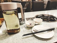 养生大麦茶-烹然四季椰子鸡火锅(团结湖总店)