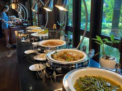 自助取餐区-青城山六善酒店·紫氣園中餐厅