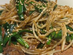 韭菜炒猪肝-桂马·日本料理·海胆·海鲜饭·酒场(民主广场店)