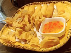 炸牛奶拼炸云吞-阿多私房菜(顺德店)