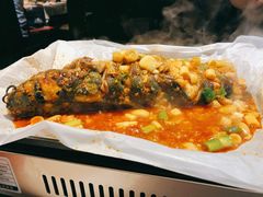 蒜香纸包江团烤鱼-红辣椒·川菜·火锅(张杨路店)