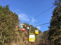 缆车-罗田薄刀峰风景区