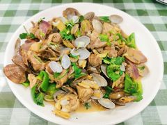 蛤蜊焖鸡-华圆美食