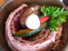 特选壶渍带骨牛排-炎蔵牛舌烤肉