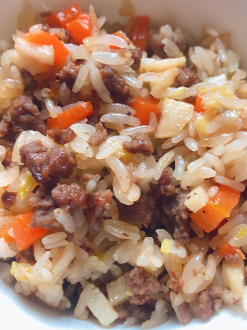 申精 echo健康快手菜6:广式生炒牛肉饭,简单美味