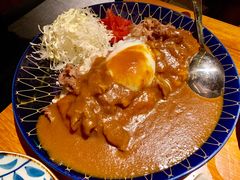 温泉蛋牛肉咖喱饭-醉虎传(南锣鼓巷店)