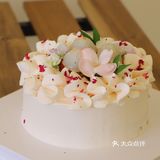 520赏味限定|玫瑰荔枝奶油蛋糕🍧