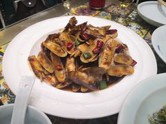 辣炒蛏子-宝轩渔府·老字号海鲜·正宗津菜(水上店)