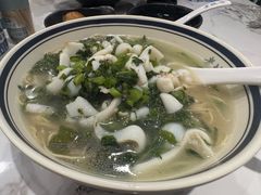 青咸菜目鱼汤面-老地方面馆(思南路店)