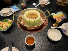 -得意咚瓜·顺德鱼生·冬瓜盅火锅