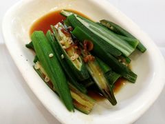 白灼有机秋葵-君德澜酒家·创意粤菜(金山谷店)