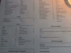 菜单-The Meat & Wine Co Southbank(南岸店)
