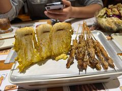 烤羔羊肉串-木屋烧烤(创业店)