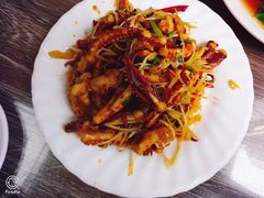 干煸鱿鱼须-林之六八·6886大连老菜馆
