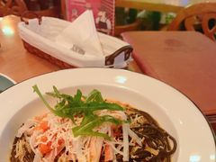 墨鱼汁蟹肉意面-MR.ROCKY洛奇先生RESTAURANT&BAR(宝安壹方城店)