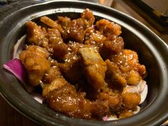 蒜香蜜汁排骨-绿茶餐厅(乐峰广场店)