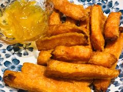 脆炸红薯条配柚子酱-玛格萝妮比萨屋(陆家浜路店)