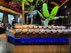 自助调料区-鱼豆吉·豆浆鱼火锅(宜昌万达店)