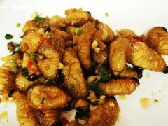 焦盐竹虫-台山新孖宝柴火黄鳝饭(三合温泉店)