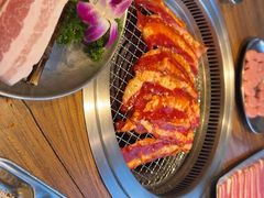 -明洞阿姨·韩式酱蟹烤肉·创意料理(三元桥店)