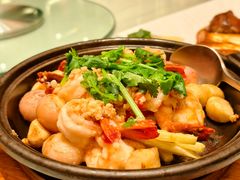 瓦煲蒸焗海凤尾虾-利苑(环贸iapm店)