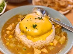 芝士牛肉汉堡咖喱饭-红小满休闲餐厅(十全街店)