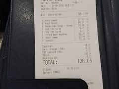 账单-关夫人餐厅(阳光广场店)