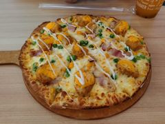 金沙咸蛋黄嫩鸡比萨-达美乐比萨(深圳广厦路店)