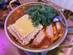 部队火锅加芝士-HOTISLAND海鸡岛·韩国料理(江南西店)