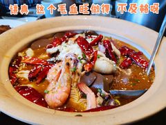 海鲜毛血旺-船歌·鱼水饺青岛菜(金狮广场店)