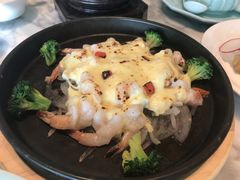 堂烹蒜蓉芝士虾-雀蓝川菜(奥体广场店)